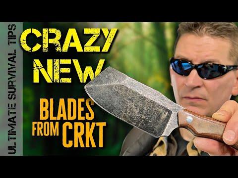 NEW Bushcraft Axe / Survival Throwing Knives / Compact Squid EDC Knife - Best New Blades from CRKT