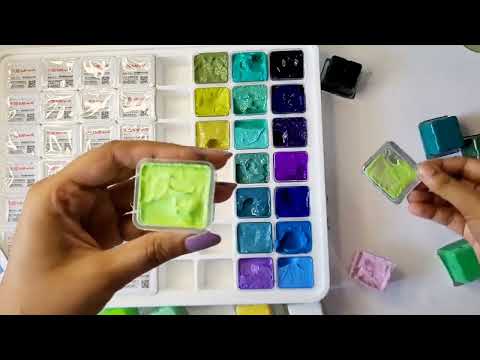 When I got Miya Gouache | Gouache unboxing.   #artistlife