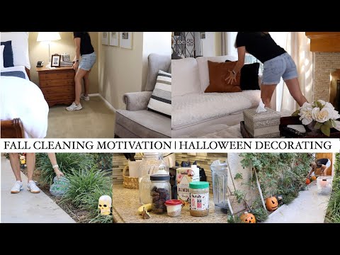 FALL CLEANING MOTIVATION | HALLOWEEN DECORATING