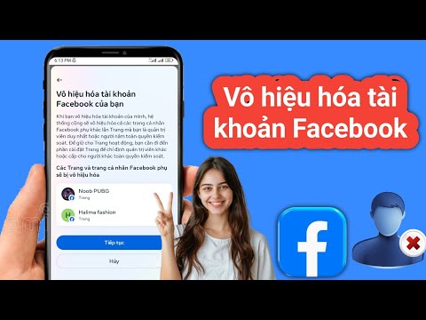 Cách hủy kích hoạt tài khoản Facebook