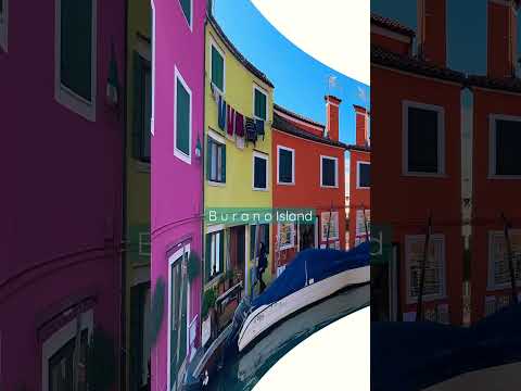 So Much Charm at Burano✨#4k #italia #italianfood #italianisland #destinations