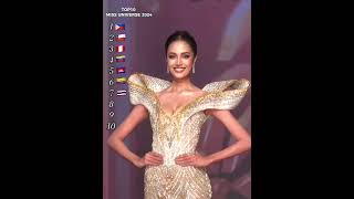 My Top 10 Miss Universe 2024 -Whos's your bet? #missuniverse2024 #missuniverse #philippines