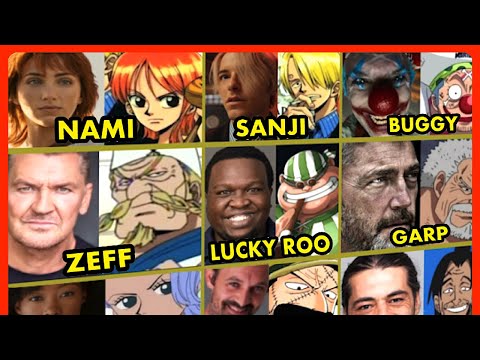 One Piece Netflix Live Action OFFICIAL CAST Comparison With Anime