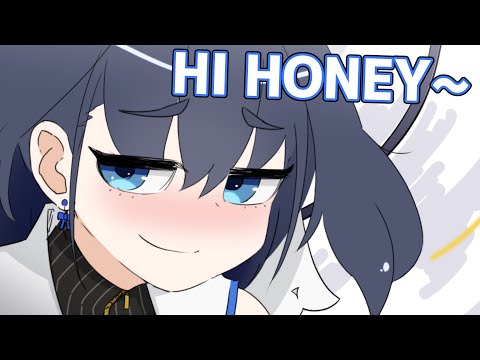 Kronii "𝘏𝘪 𝘏𝘰𝘯𝘦𝘺~♥" (Hololive Animation)