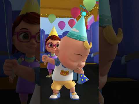 🚌 Birthday Bus Fun! Sing and Celebrate with JJ 🎂 🎶 #shorts #cocomelon