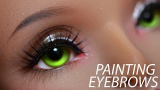 How to Paint BJD Eyebrows