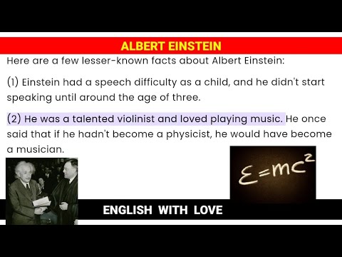 learn english through story with subtitles - ALBERT EINSTEIN BIOGRAPHY