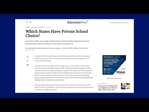 Private School Choice: A Video Primer