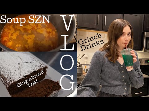 VLOG | Black Friday Shopping, Grinch Bar, Hanging Artwork, + Making Soup & Gingerbread