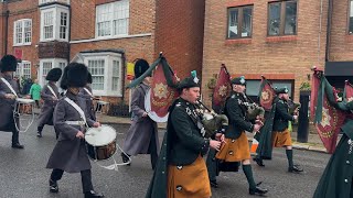 Pipes and drums of the Irish guards new guard Irish guards