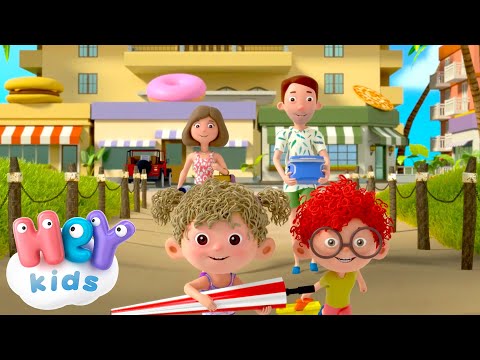 Playa, arena y sal 🏖️☀️ | Canciones para Niños | HeyKids - Canciones infantiles