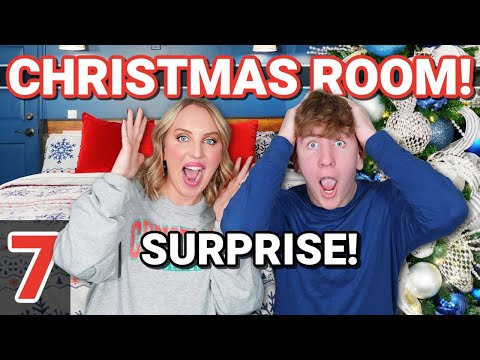 EXTREME CHRISTMAS BEDROOM MAKEOVER FOR MY BROTHER! Part 2