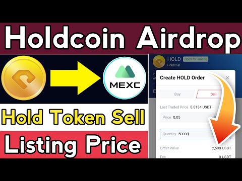 Hold coin price || Hold coin Airdrop || Hold coin price prediction || Hold coin listing date