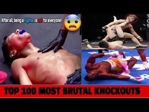 TOP 100 Most Brutal Knockouts in 2024 | MMA & Muay Thai•Boxing•Kickboxing KO集