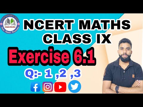 Line and angles class 9 question  no 1,2 and 3 complete solution #compass  #education #maths #shorts