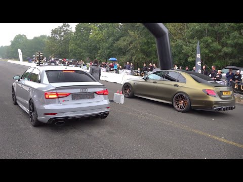 Modified Cars Drag Racing - M8 Competition vs ABT RSQ8-R vs BRABUS E63S vs R8 V10 Performance