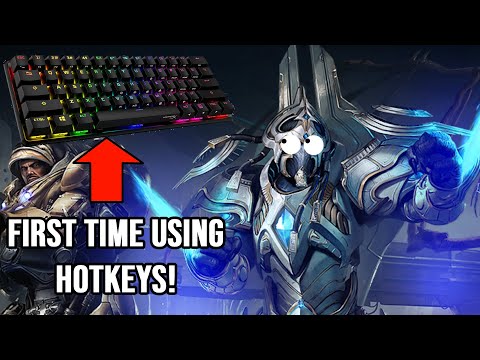 Using Hotkeys For The FIRST TIME!  |  StarCraft 2 Co-op