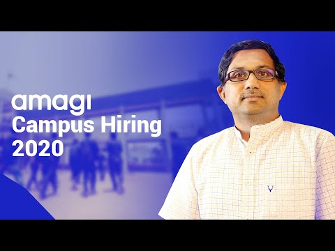 Amagi Campus Hiring 2020