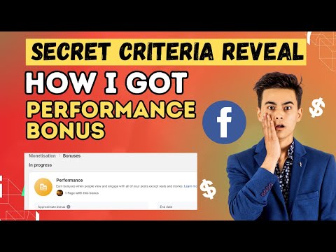 How to get performance bonus on facebook page.? | Facebook performance bonus criteria reveal