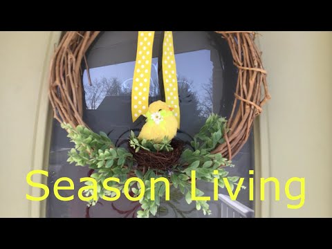 Spring Decorating  wreath making and Surprise Art Up Cycle