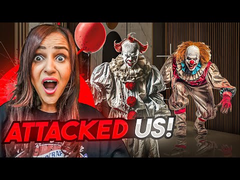 TWO CLOWNS attacked us in our HOUSE 😱  *OMG*