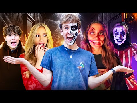 Scaring my Friends All Night in my Haunted House!