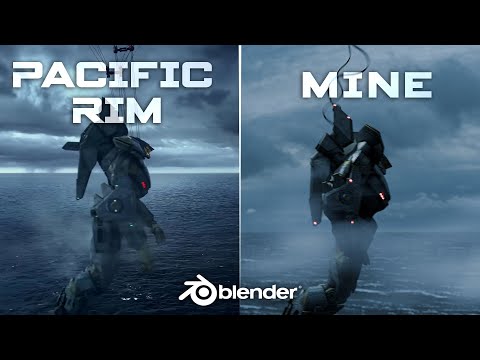 I Remade PACIFIC RIM Only In Blender!