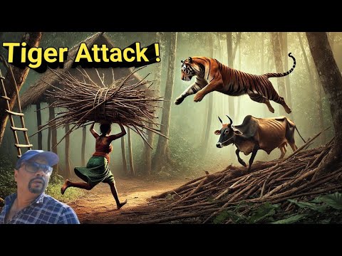 Tiger Attack । Tiger Attack On Cow । Human Animal Conflicts Uttarakhand । बाघ ने गाय पर हमला किया