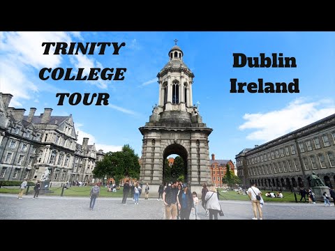 Trinity College Dublin Ireland Campus Tour || Study In Ireland || Indians In Ireland