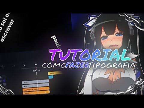 Tipografia Tutorial | ensinando efeitos e transições para tipografia - android [ alight motion ]