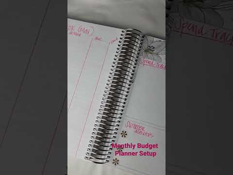 Monthly Budget Planner Setup| Erin Condren Life Planner