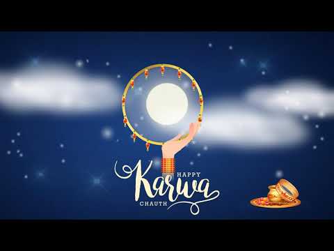 Karwa Chauth, karwa chauth animation, karwa chauth whatsapp status, karwa chauth free animation