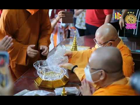 Waki Relic Pagoda Enshrinement Ceremony in Vihara Sakyakirti, Jambi ,Indonesia