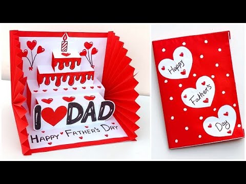 DIY Father's day pop up card 2024 / Father's day special card making handmade easy