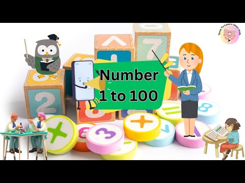 Count to 1-100 | Learn Counting 1-100 With Spelling | Counting 1 to 100 |