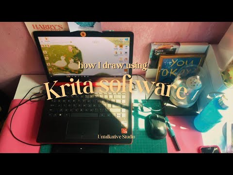 how to draw using Krita *free* software