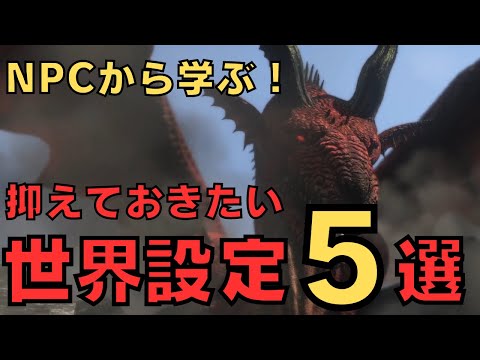 【ドラゴンズドグマ】会話から学ぶ5つの世界設定【DD解説】