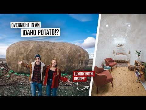 We Stayed in a GIANT POTATO in Idaho! - World’s Most Unique Luxury Hotel?? (Boise, ID)