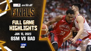 Bay Area vs. Ginebra Finals G7 highlights | Honda S47 PBA Commissioner's Cup 2022 - Jan. 15, 2023