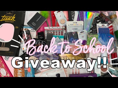 HUGE BACK TO SCHOOL GIVEAWAY 2021 (CLOSED)