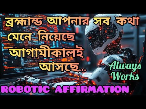 সুখবর আসছে কালই তাই আজ আপনাকে জানতেই হবে|Robotic Affirmation|Universe| High Vibes |Self Improvement