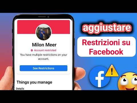 Come rimuovere la restrizione dell'account su Facebook (nuovo metodo)