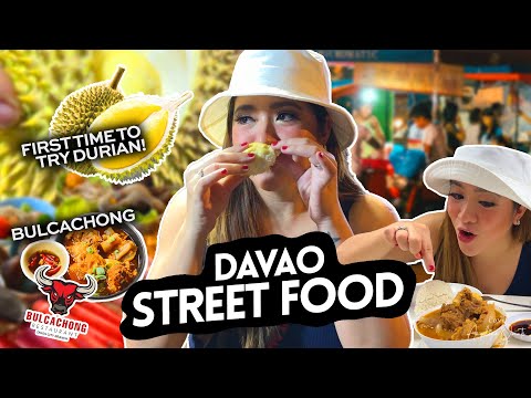 DAVAO FOOD TRIP + DURIAN CHALLENGE | Love Angeline Quinto