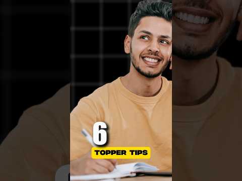 6 Topper study tips 😎 |நீங்களும் First Rank எடுக்கலாம் #studytipstamil #studymotivation