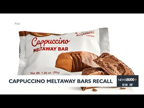 Cappuccino Meltaway Candy Bar recall