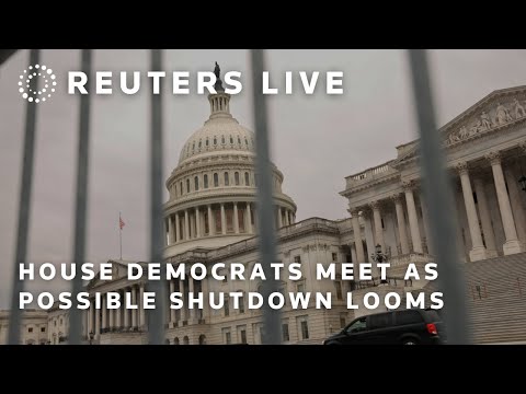 LIVE: House Democratic Caucus meeting as possible shutdown looms