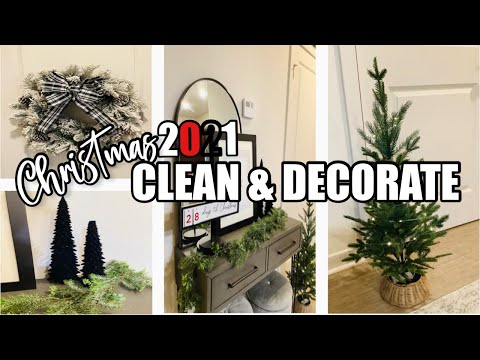 CHRISTMAS DECORATE WITH ME 2021| SMALL CONSOLE TABLE & ENTRYWAY CHRISTMAS DECOR | PART 2| MIKA MARIE