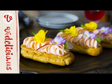 甘くないエクレア？フォトジェニックなおつまみ「エクレア・サレ」｜How to make Éclair sale