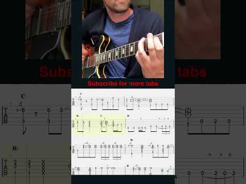 Nathaniel Murphy - Crazy Little Thing - Guitar Tabs From Rick Beato interview #guitar #guitarist