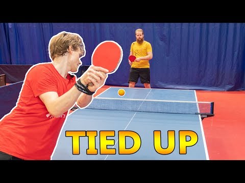 Hands Tied Ping Pong